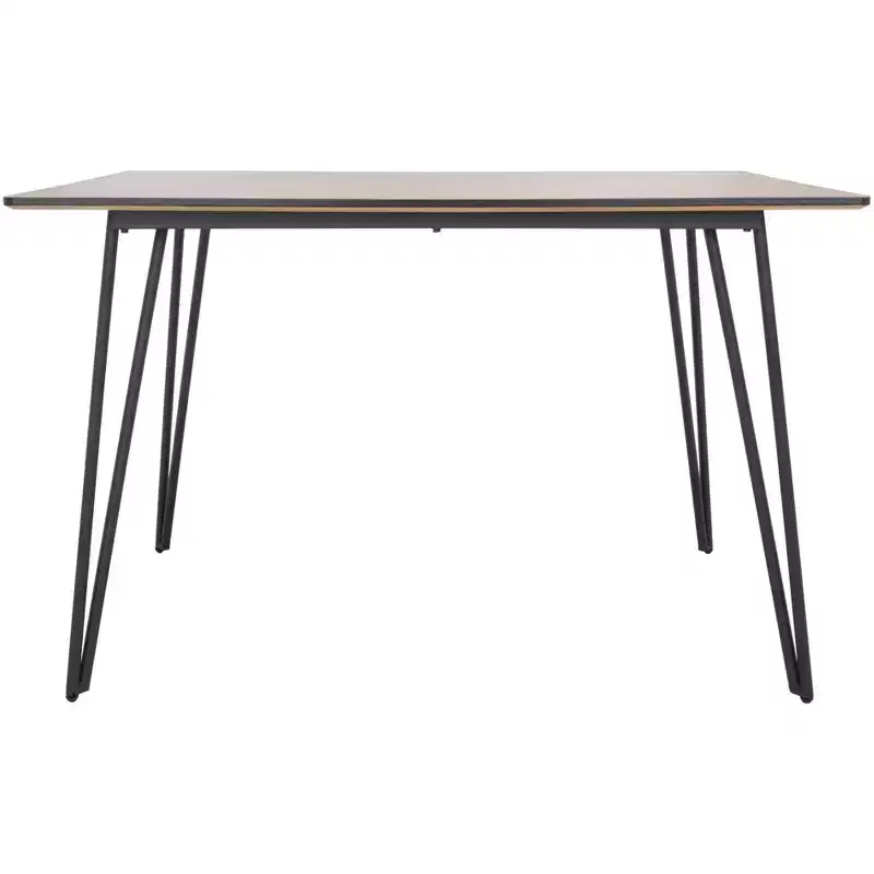 Lexzandra Dining Table - DTB5805 - Natural/Black - Safavieh