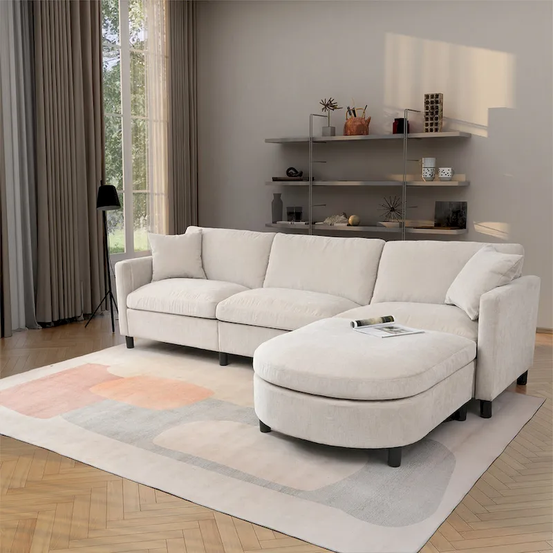 Wooden Frame Free Combination Sofa Couch