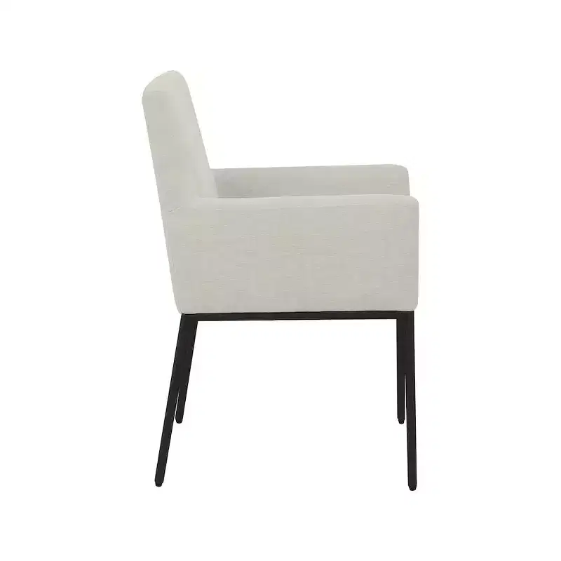 Meridian Furniture,Reeves Chenille Fabric Dining Chair, Set of 2