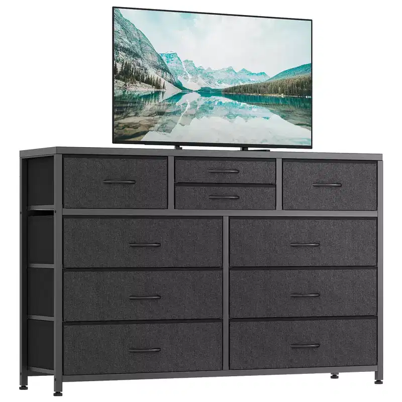 10-Drawer TV Stand for 55
