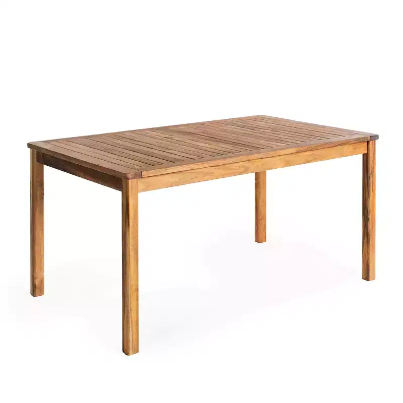 Guidecraft Acadia Kids Outdoor Table - Acacia Wood Activity Table for Kids | Play Table for Backyard, Patio, Garden and Outdoor Classroom Space