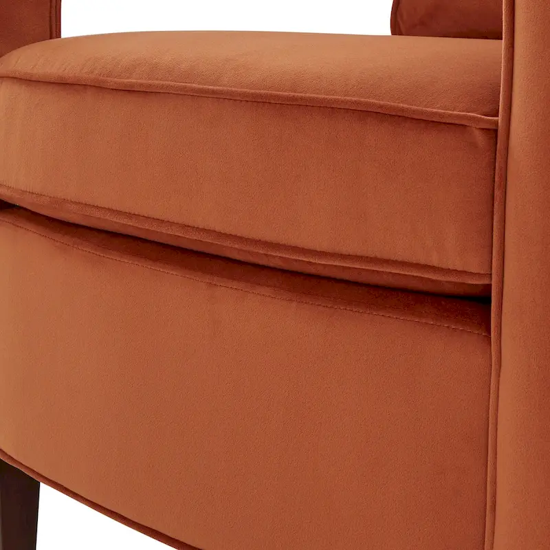 Velvet Accent Arm Chair