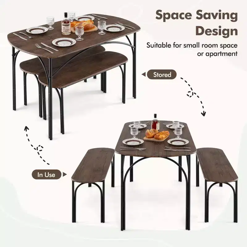 3-Piece Dining Table Set 48