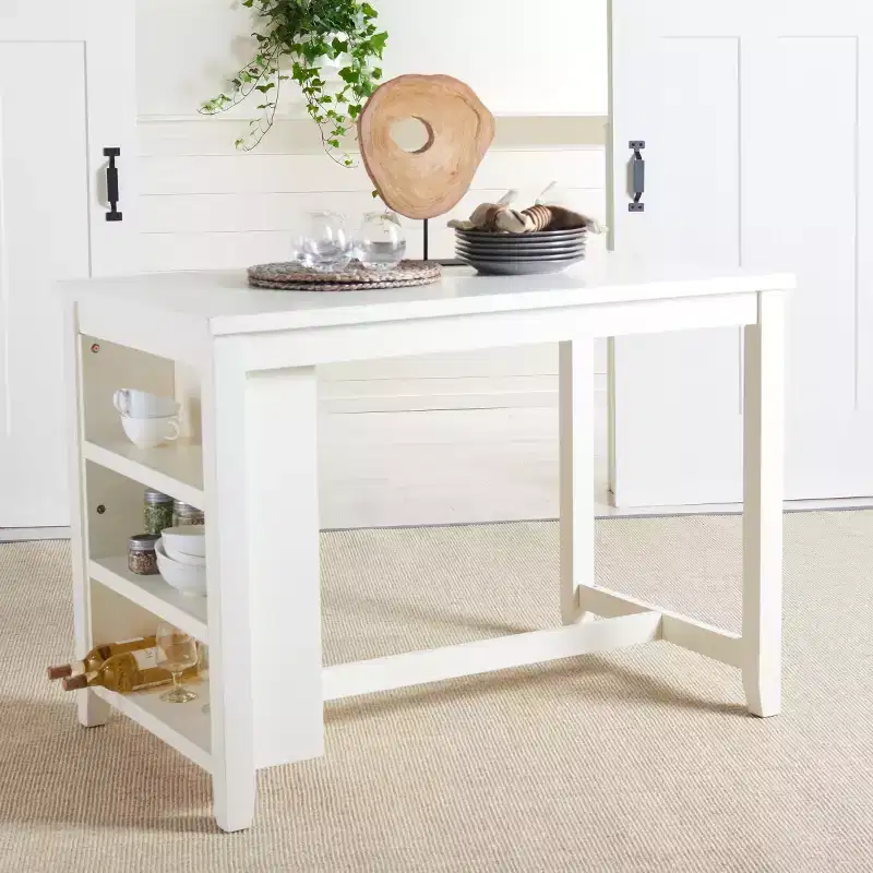 Rectangle Counter Table- White