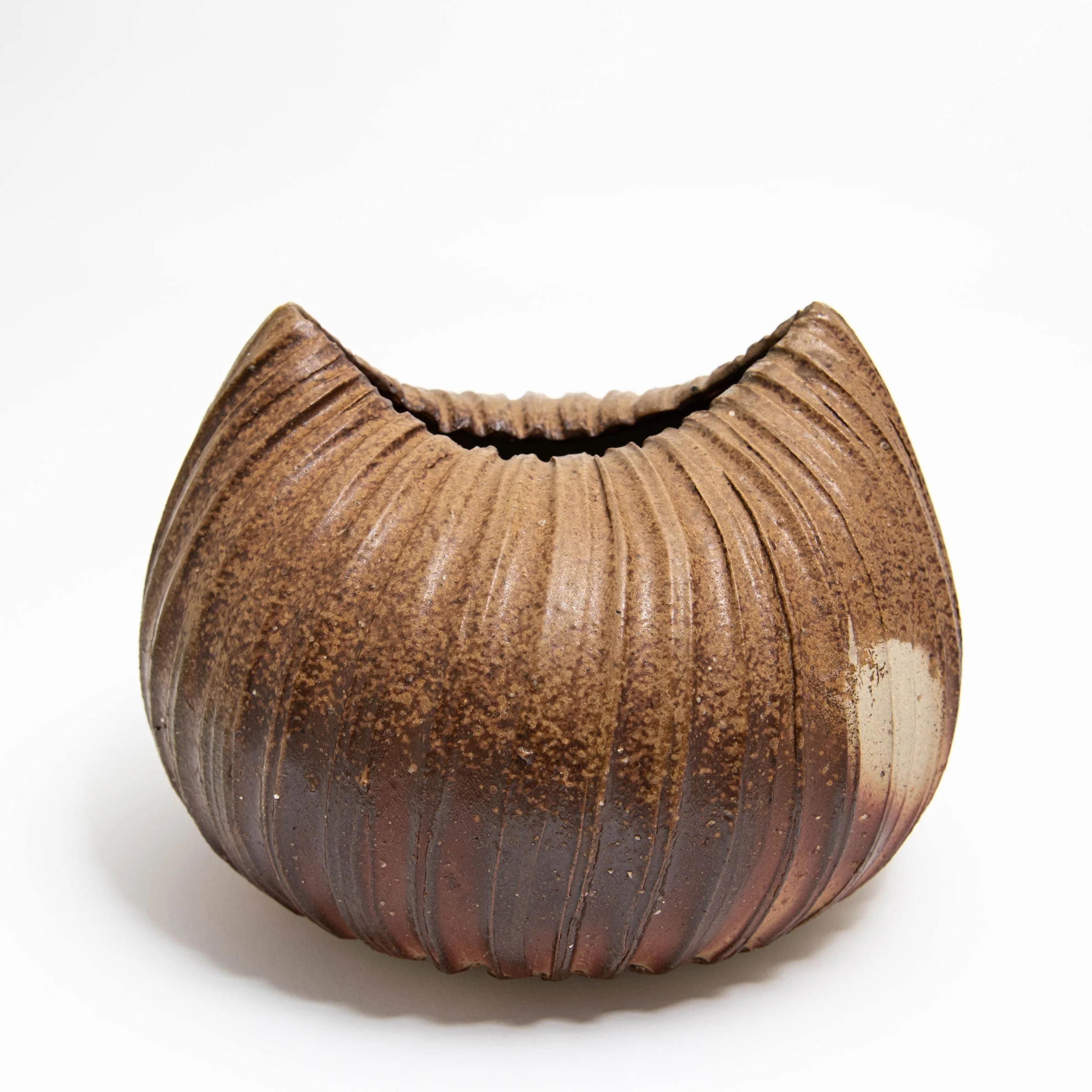 Natural Ash Ridge Jar – Ceramic