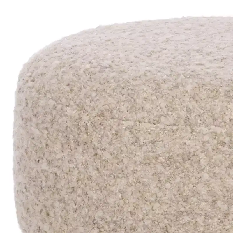 Tobianna Boucle & Burl Ottoman - SFV5149 - Safavieh Couture