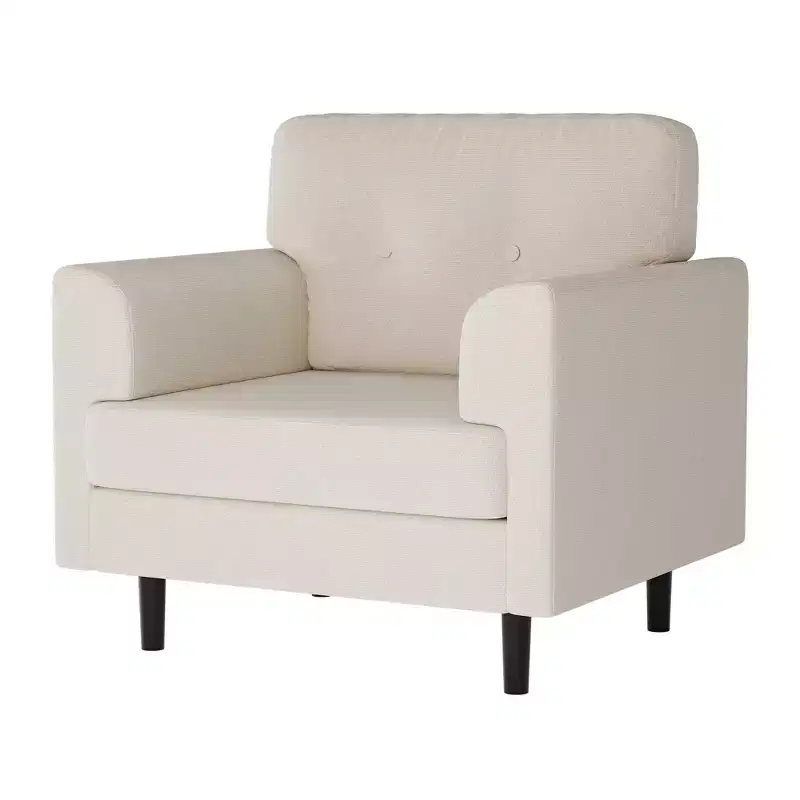 Oversized Accent Chair - Upholstered Armchair for Living Room, Bedroom & Office