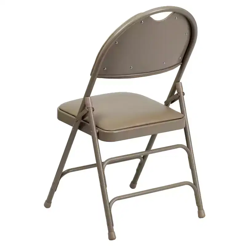 Emma and Oliver 2 Pack Home & Office Easy-Carry Party Events Padded Folding Chair