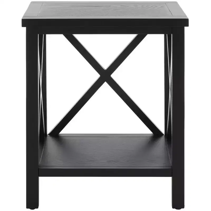 Candace Cross Back End Table - AMH6523 - Safavieh Couture