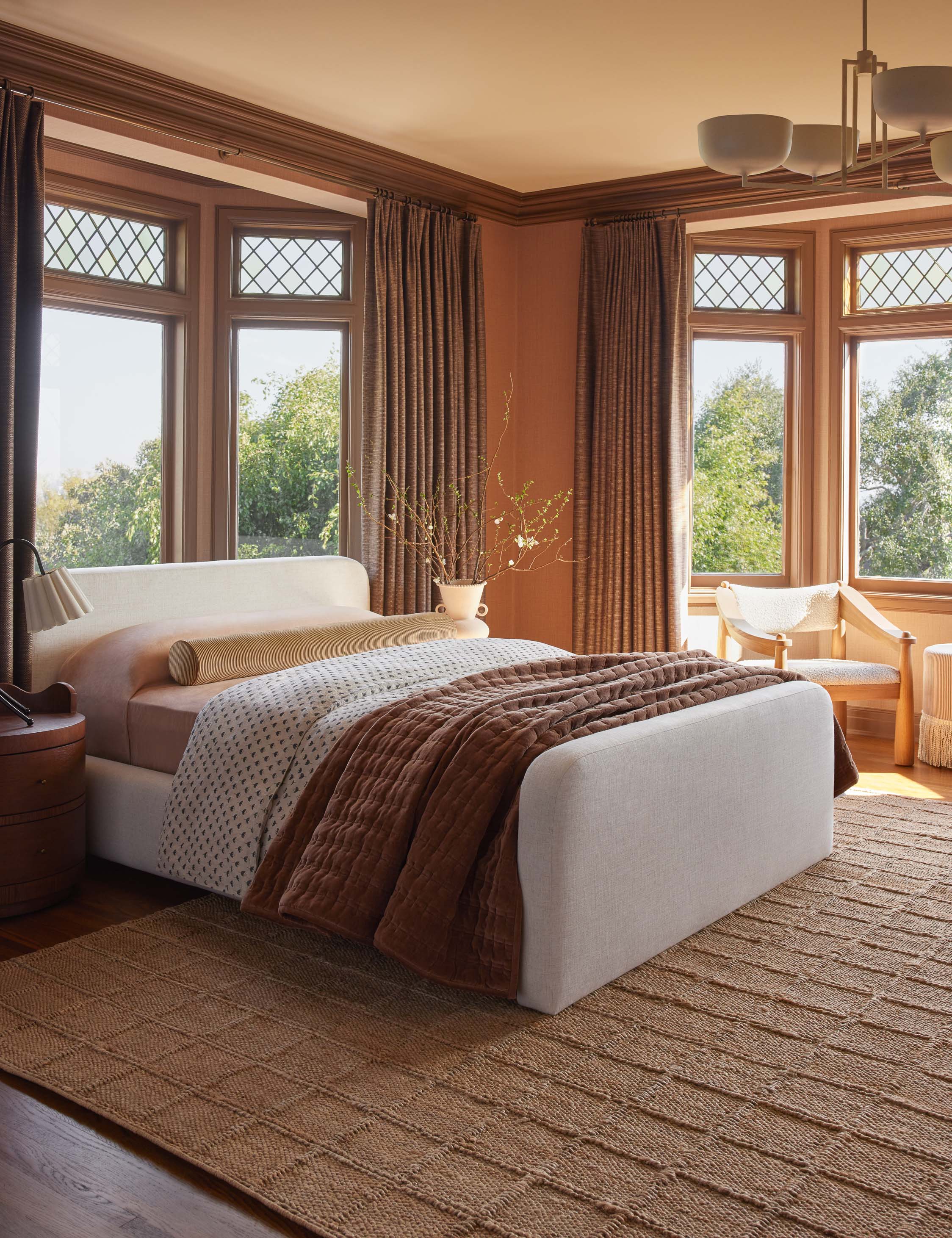 Bed With Footboard A streamlined design and low, rounded headboard bring soft appeal to this upholstered bed frame. Choose from a wide range of