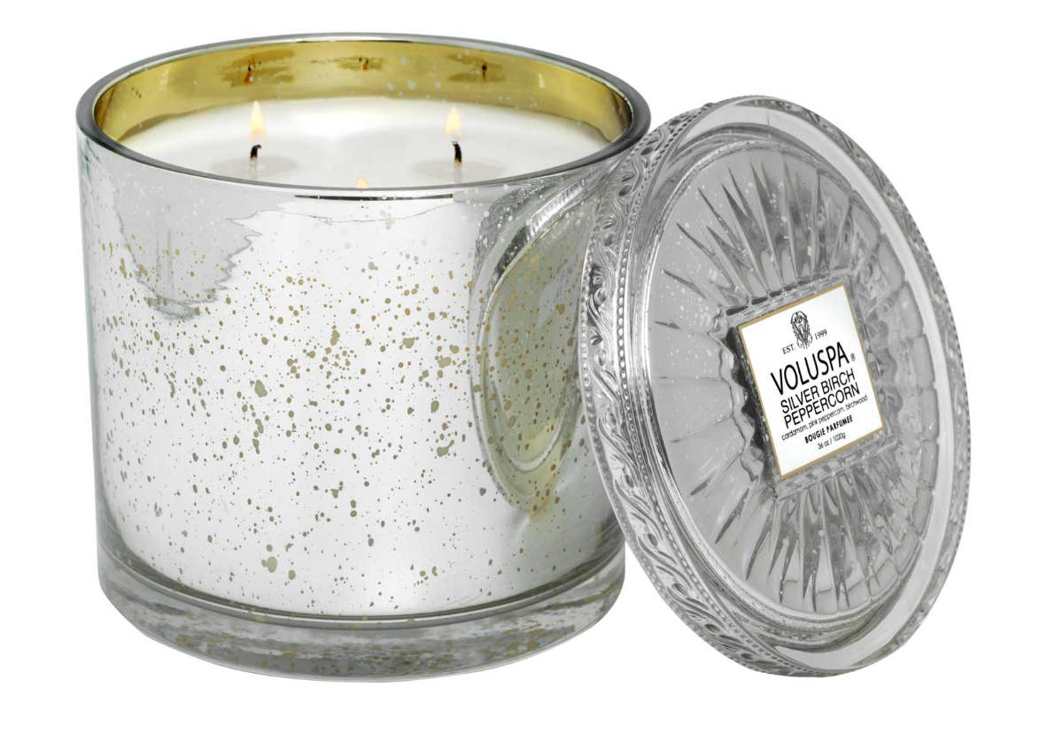 Natural Hand-Poured Coconut Wax Candle with Pink Peppercorn Tobacco Evergreen Scent for Living Room & Study