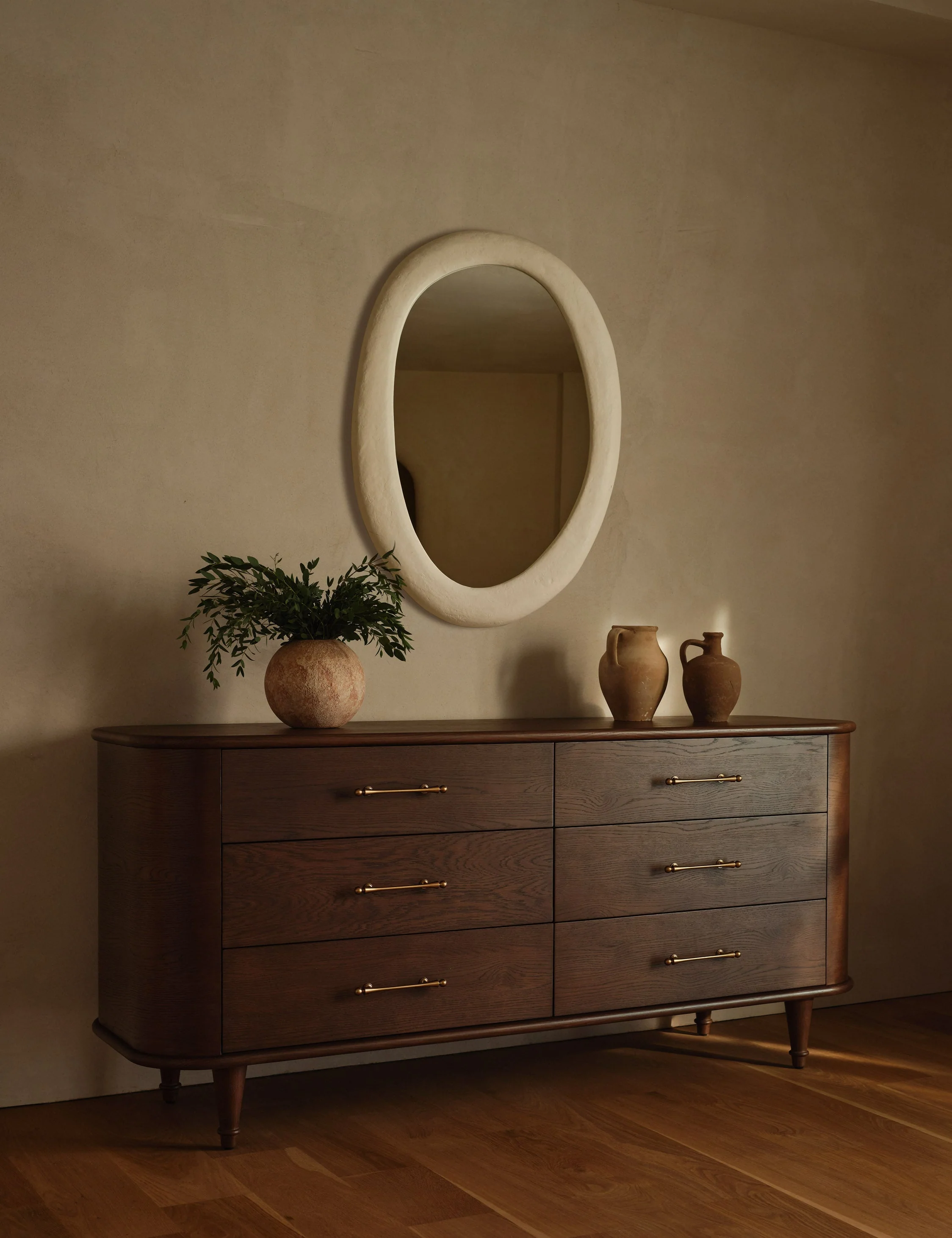Dresser - Sleek lines and a rich finish make the dresser a timeless anchor for your bedroom layout