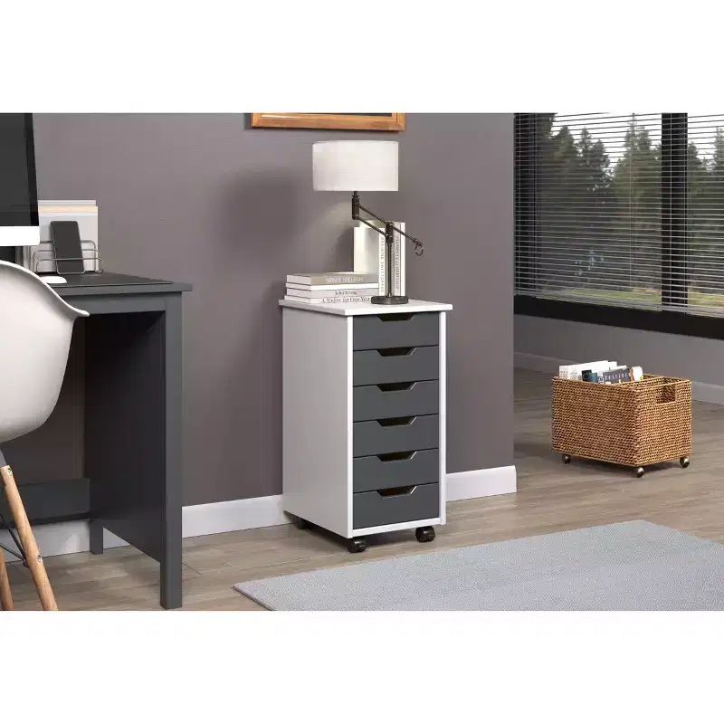 Trendfurn Omnia Narrow 6 Drawer Roll Cart