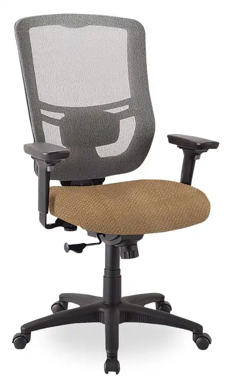 26.4 Office Chair - Beige with Mesh Back