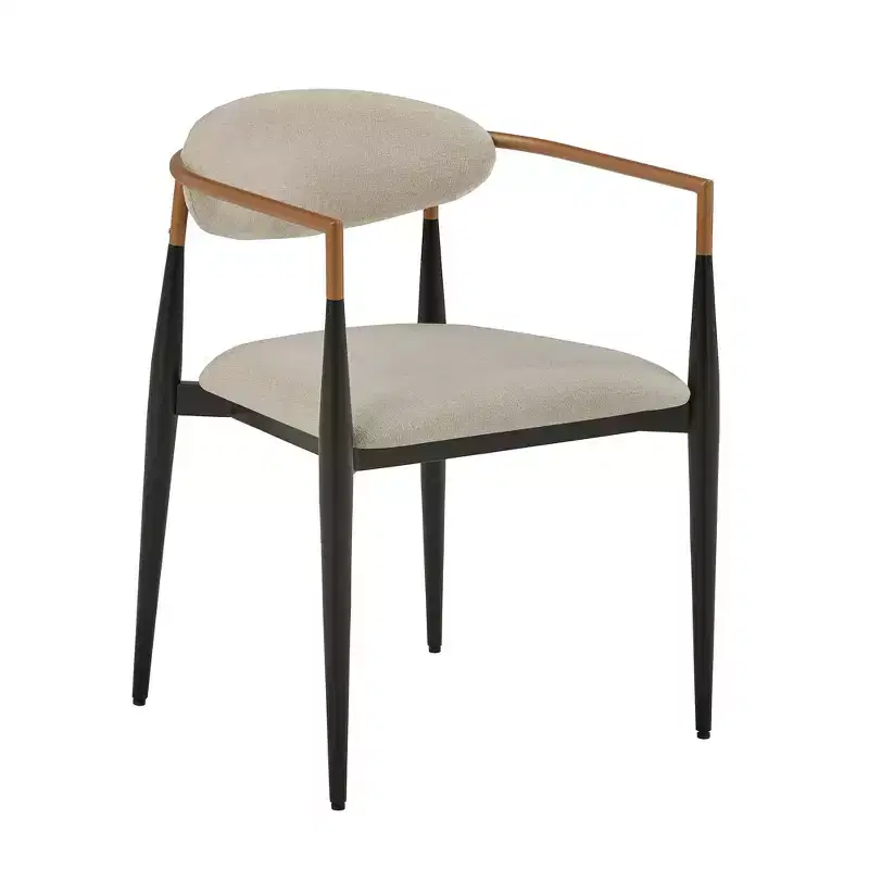 Merced Mid-century Modern Dining Chair with Two-tone Copper & Black Finish (Set of 2) - iNSPIREQ