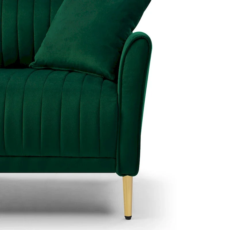 Velvet Accent Chair Living Room Chair Set of 2