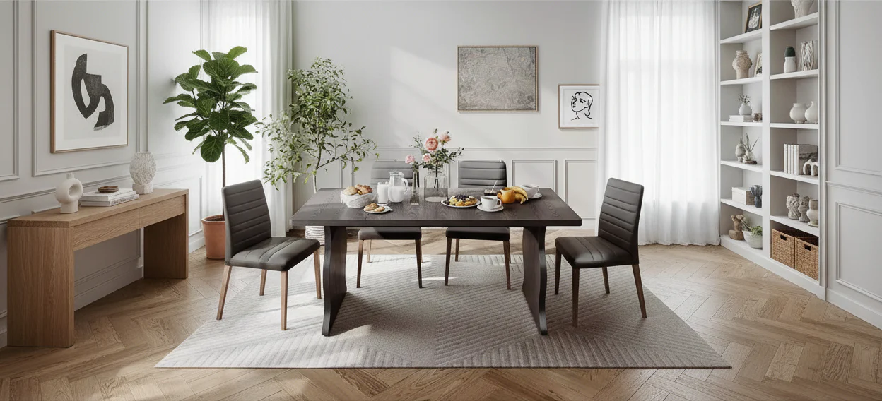 Modern Dining Table for 4-6, 63