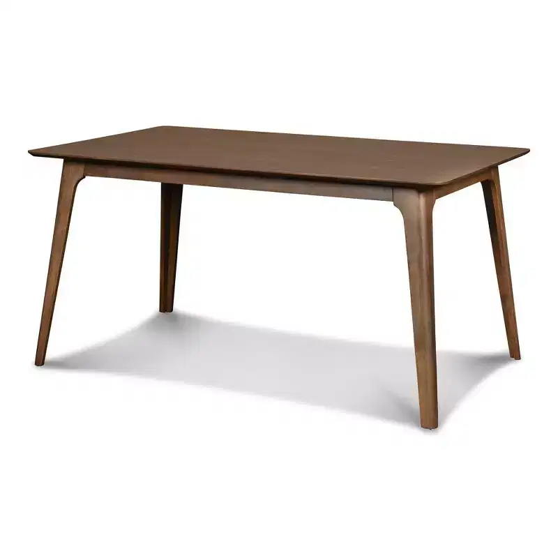 59 Solid Wood Rectangular Dining Table In Walnut