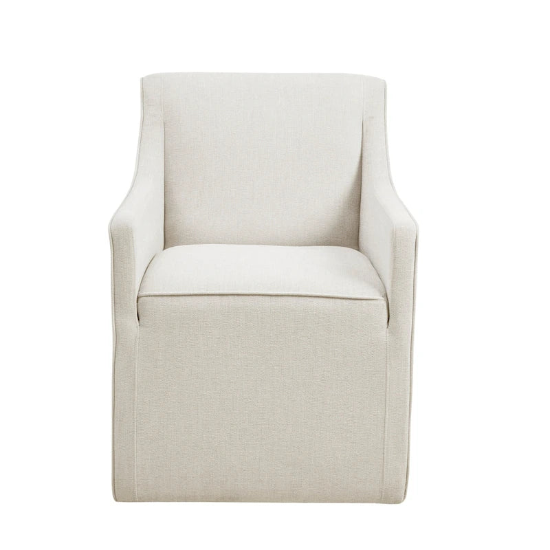 Madison Park Charlotte Dining Arm Chair with Casters