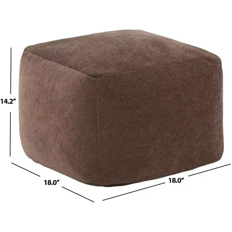 Samuels Boucle Pouf - SFV5041 - Safavieh Couture