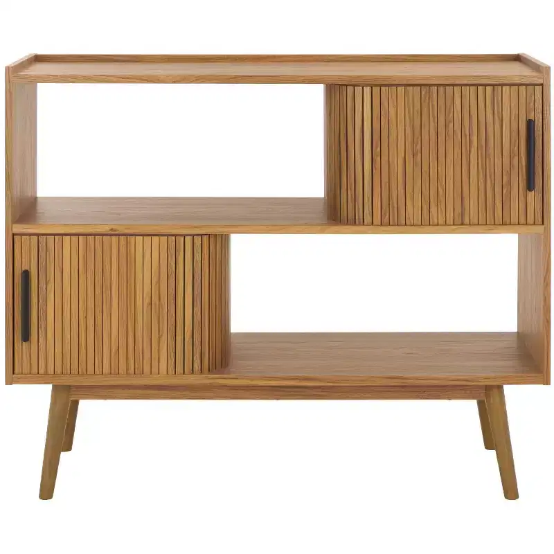 Tambour Door Media Stand