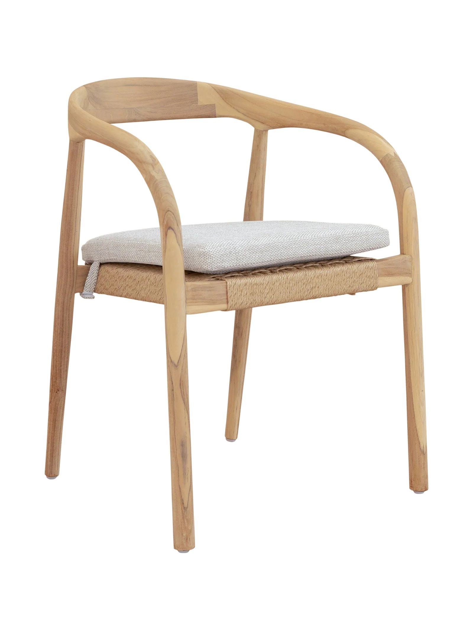 Minimalist Teak Dining Chair for Patio
