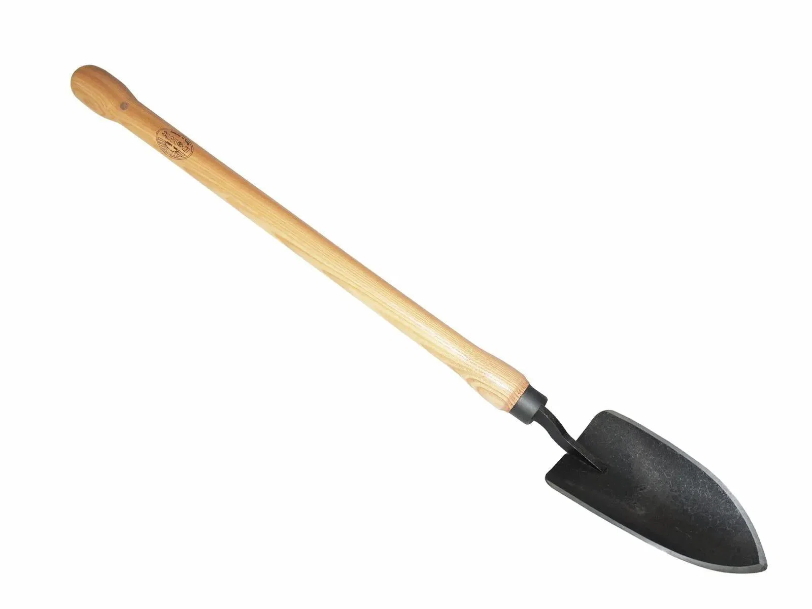Raised Bed Trowel with Long Wooden Handle for Serious Gardeners