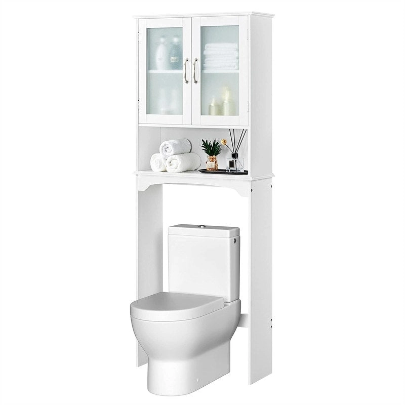 Over The Toilet Storage Cabinet - 9D x 25W x 66H