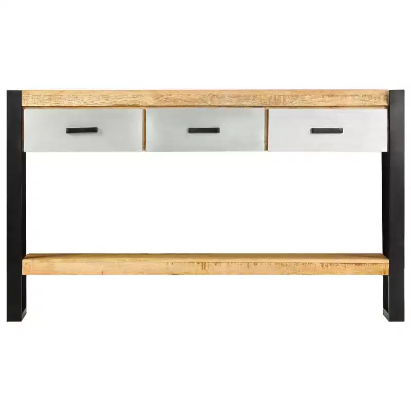 vidaXL Console Table 51.1x11.8x29.9 Solid Mango Wood