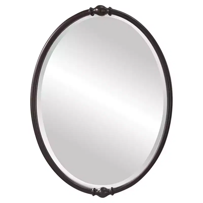 Generation Lighting Dannis 32 3/4 Oil-Rubbed Bronze Oval Wall Mirror