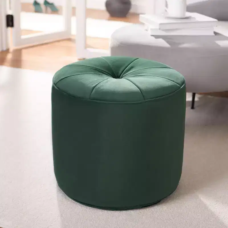 Hawkem Cylinder Ottoman - OTT4502 - Safavieh
