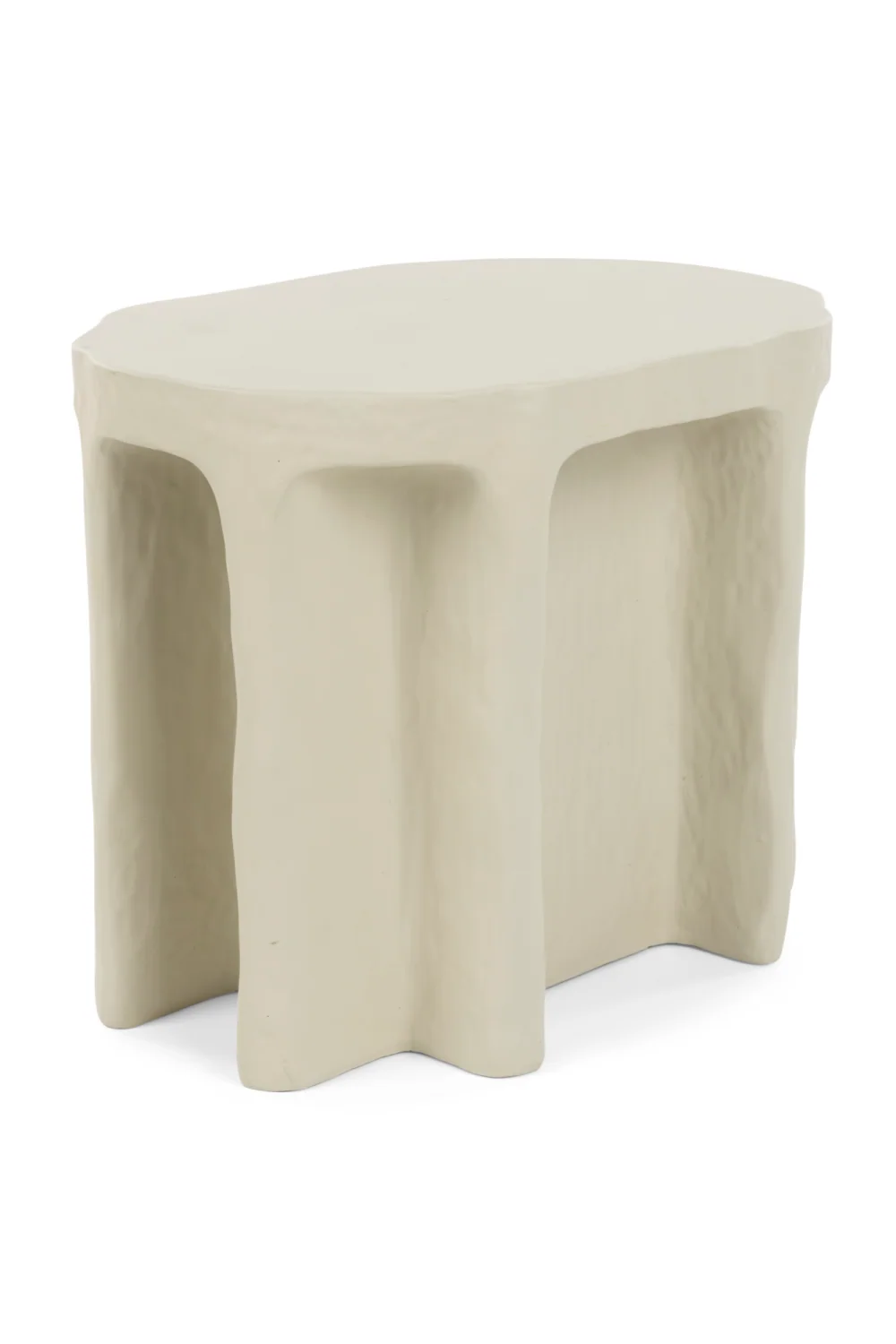 Beige Organic Side Table