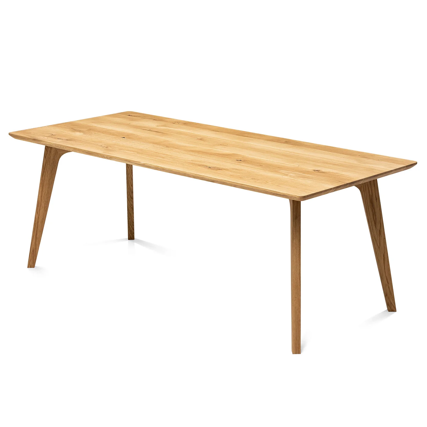 Oak Dining Table - Handcrafted from solid wood - this exquisite solid oak dining table from the collection is a stunning