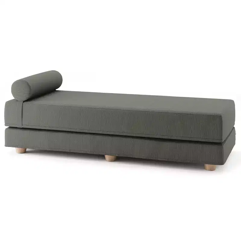Daybed / Fold-Out Queen-Size Sleeper - Microvelvet