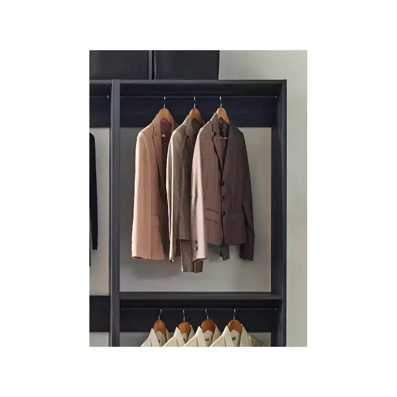 HomeStock Prosper Freestanding Walk in Wood Closet System
