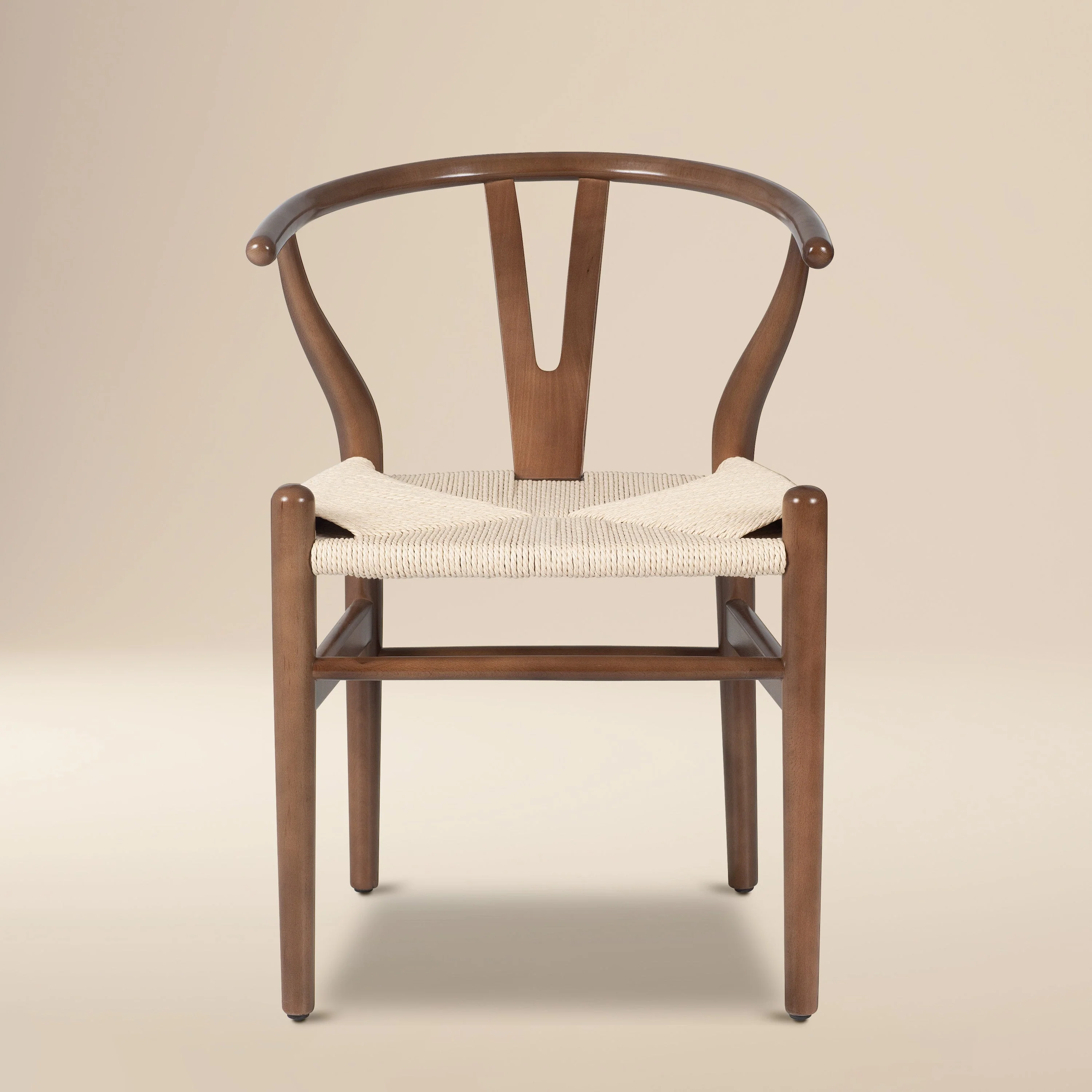 Mid-Century Modern Walnut Walnut Wood Chair | Walnut with Kiln-Dried