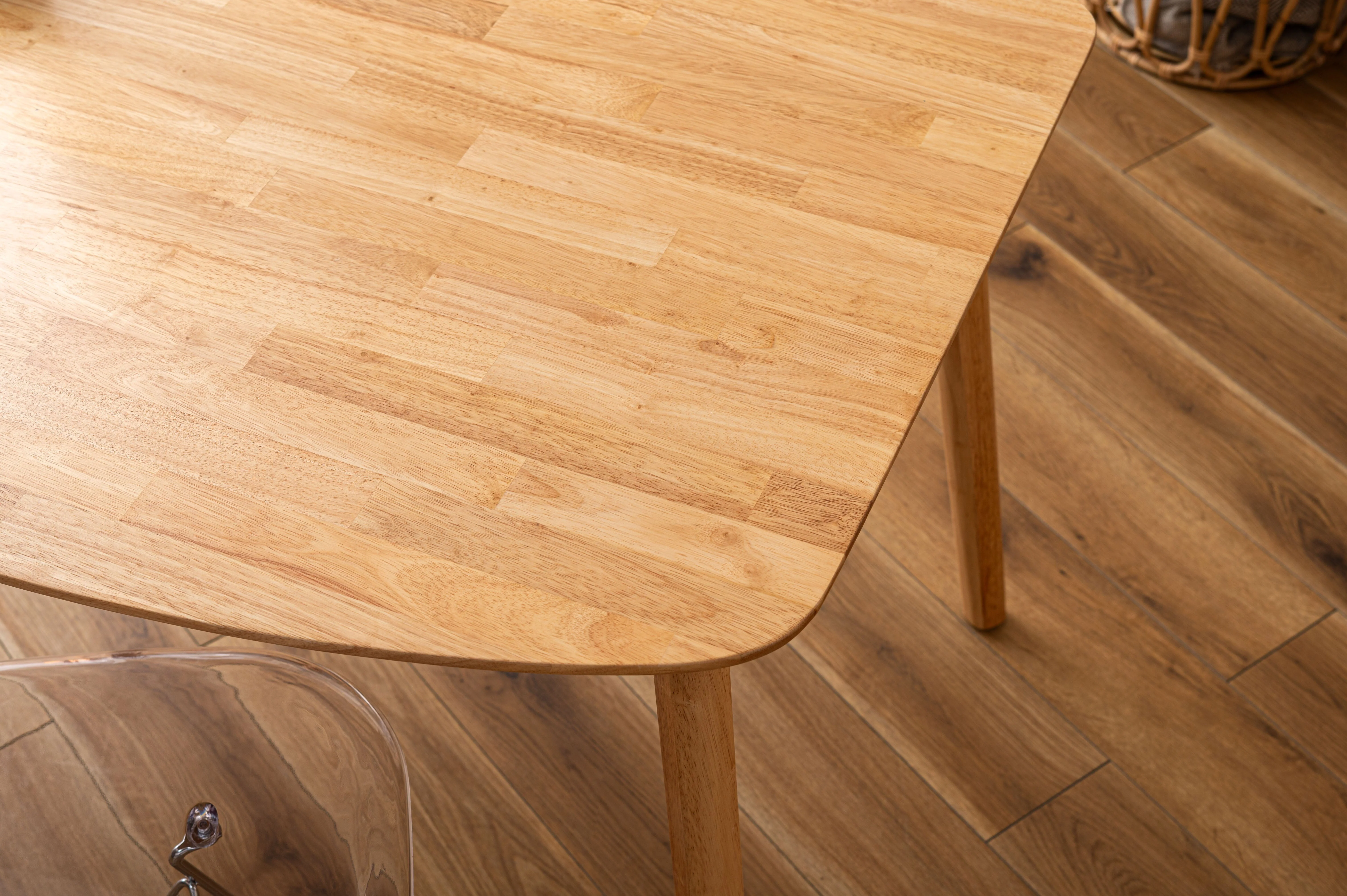 Natural Wood Dining Table