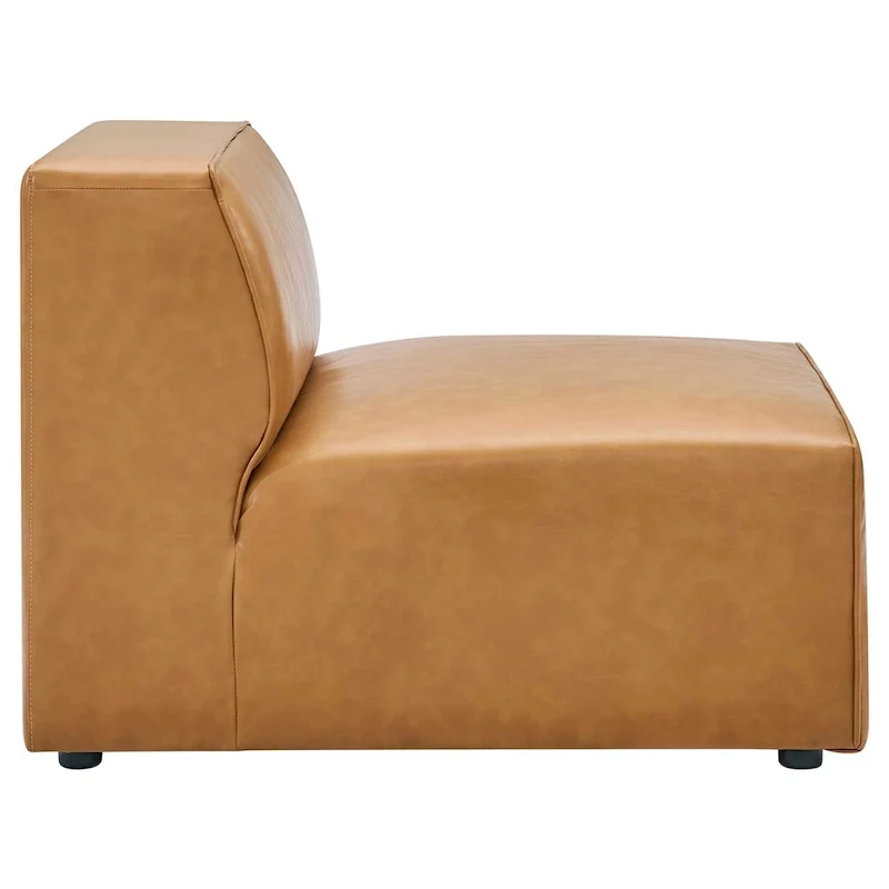 Mingle Vegan Leather 4-Piece Sectional Sofa