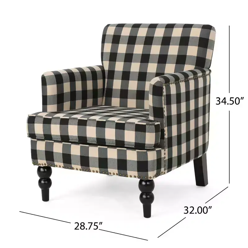 Harrison Tufted Club Chair - Christopher Knight Home