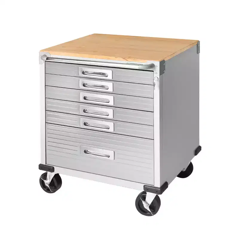 Seville Classics UltraHD 6-Soft Closing Drawer Cabinet, 28 x 25 x 34.5