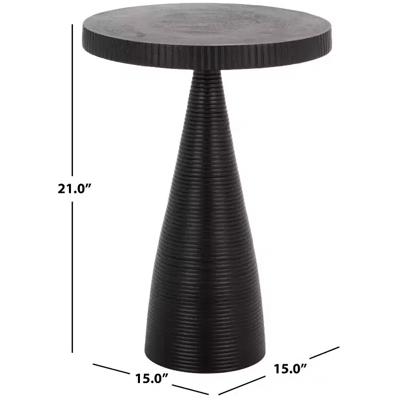 Champeaux Round Accent Table - FOX5527 - Safavieh Couture