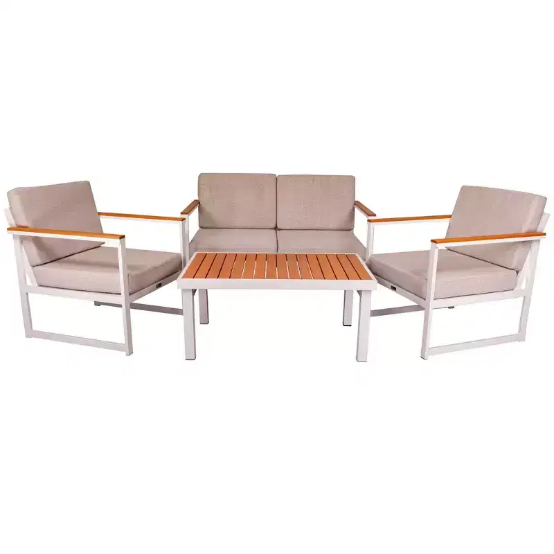 Courtyard Casual Catalina 3 pc Club Chair Chat Set