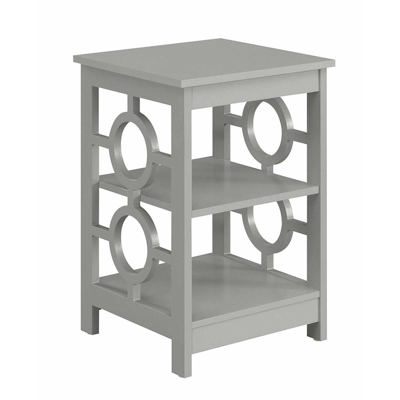 Convenience Concepts Ring End Table with Shelves