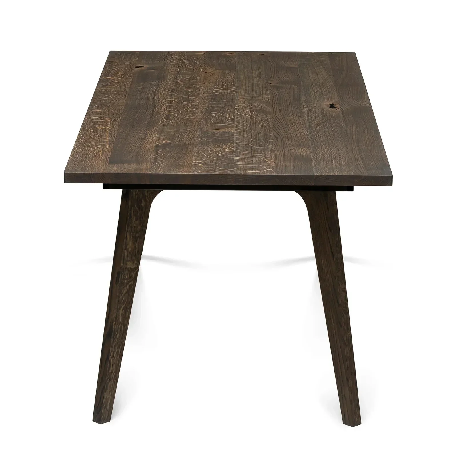 Oak Dining Table in Charcoal - Handcrafted from solid wood - this exquisite oak dining table from the collection is a stunning