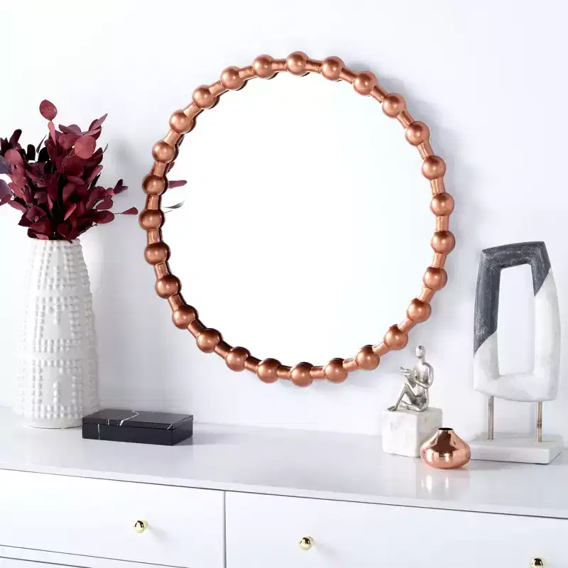 Pallas Mirror - 25 x 25 - MRR3053 - Copper - Safavieh