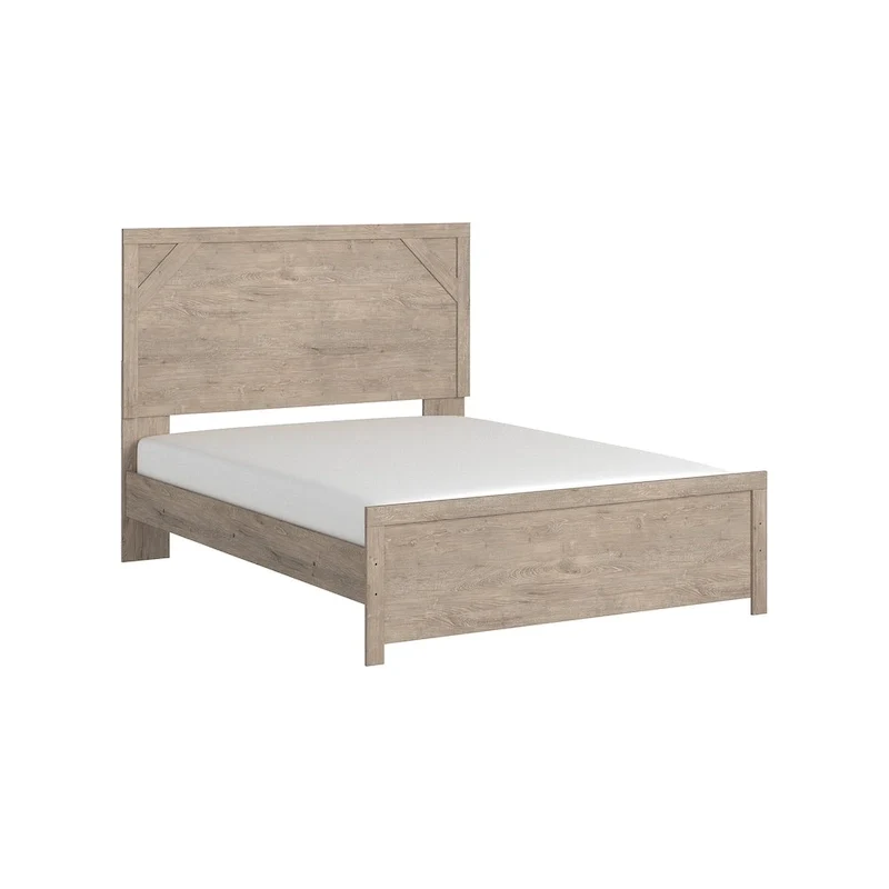 Senniberg Light Brown Panel Bed