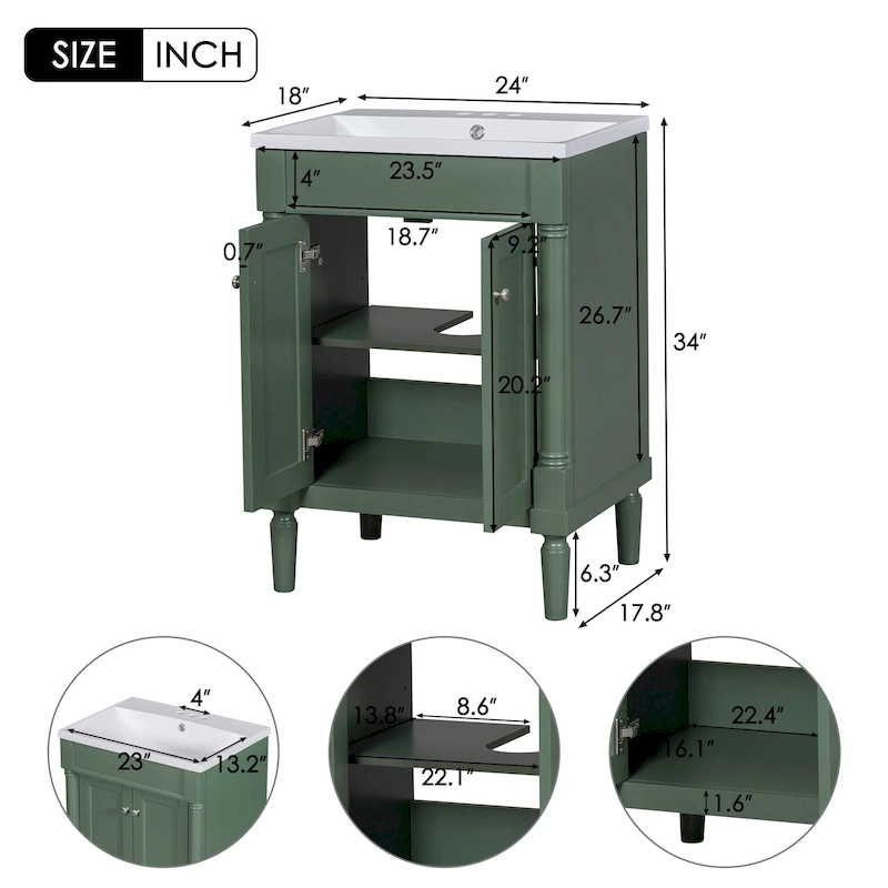Single Sink Bathroom Vanity