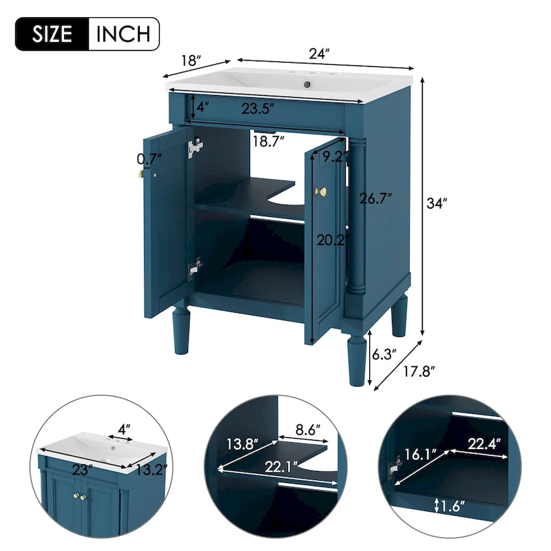 Single Sink Bathroom Vanity