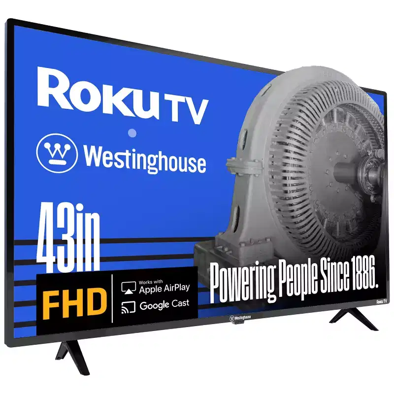 Westinghouse Roku Smart TV, HD, Wi-Fi, Mobile App, Bluetooth, Apple AirPlay, Alexa & Google Assistant