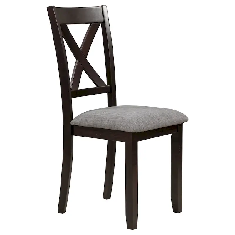 6-Piece Wooden Kitchen Dining Table Set with 4 Chairs and Bench